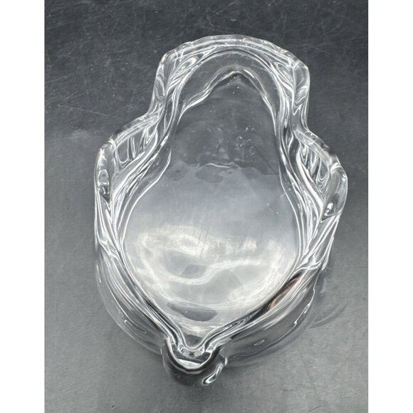 Crate & Barrel Clear Glass Covered Bunny Rabbit Candy Nuts Trinket Dish - Picture 6 of 10